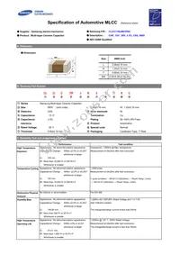 CL21C150JB61PNC Datasheet Cover