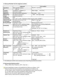 CL21C471JDFNNWG Datasheet Page 2