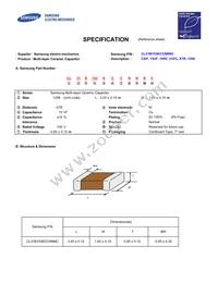 CL31B153KCCNNNC Datasheet Cover