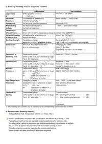 CL31C333JBHNNWE Datasheet Page 2