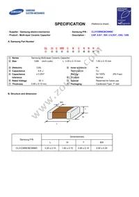 CL31C6R8CBCNNNC Datasheet Cover