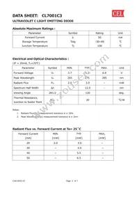 CL7001C3 Datasheet Page 2