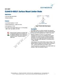 CLA4610-085LF Datasheet Cover