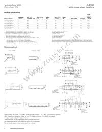 CLB1108-5-50TR-R Datasheet Page 2