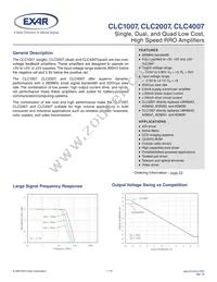 CLC1007IST5 Datasheet Cover