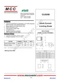 CLD20B-TP Datasheet Cover