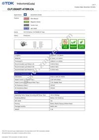 CLF10040T-470M-CA Datasheet Cover