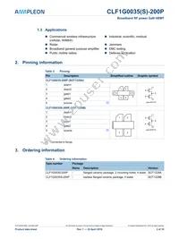CLF1G0035S-200PU Datasheet Page 2