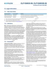 CLF1G0035S-50 Datasheet Page 17