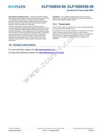 CLF1G0035S-50 Datasheet Page 18