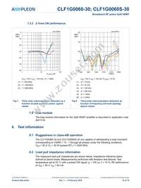 CLF1G0060S-30U Datasheet Page 10