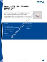 CLM1C-WKW-CVAXA153 Datasheet Cover