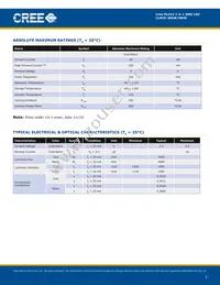 CLM3C-MKW-CWAWB233 Datasheet Page 2
