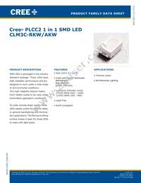 CLM3C-RKW-CVAVBAA3 Datasheet Cover