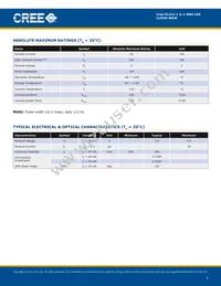 CLM3S-WKW-CTBVB153 Datasheet Page 2