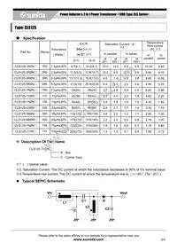 CLS125NP-7R0NC Datasheet Page 2