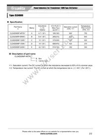 CLS4D09NP-6R8NC Datasheet Page 2