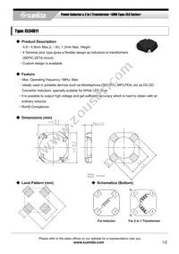 CLS4D11-6R8NC Datasheet Cover