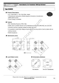 CLS4D14-6R8NC Datasheet Cover