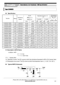 CLS8D28NP-6R8NC Datasheet Page 2
