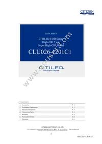 CLU026-1201C1-403H7G5 Datasheet Cover