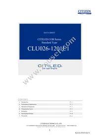 CLU026-1201C1-50AL7G4 Datasheet Cover