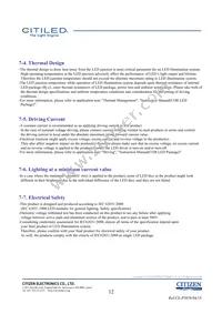 CLU026-1201C1-50AL7G4 Datasheet Page 12