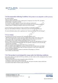 CLU026-1201C1-50AL7G4 Datasheet Page 13