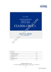 CLU026-1202C1-403H5G3 Datasheet Cover