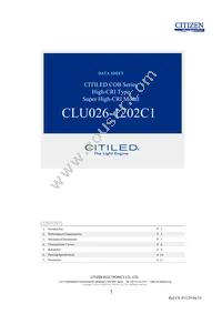 CLU026-1202C1-403H7G5 Datasheet Cover