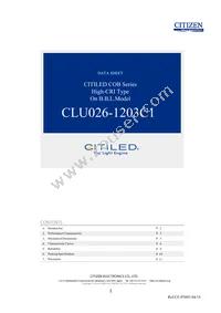 CLU026-1203C1-403H5G3 Datasheet Cover