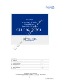 CLU026-1203C1-403H7G5 Cover