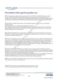 CLU026-1203C1-403H7G5 Datasheet Page 14