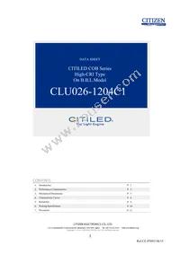 CLU026-1204C1-403H5G3 Datasheet Cover