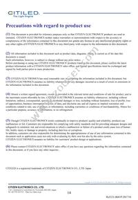 CLU026-1204C1-653M2G2 Datasheet Page 14