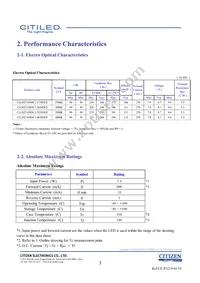 CLU027-0303C1-403H5G3 Datasheet Page 3