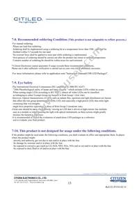 CLU028-1202C4-273H5K2 Datasheet Page 13