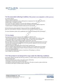 CLU028-1202C4-403H7K4 Datasheet Page 13