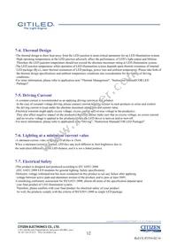 CLU028-1203C4-303H7K4 Datasheet Page 12