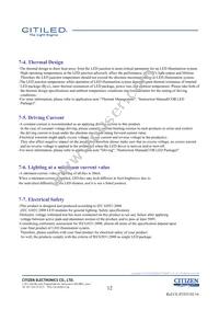 CLU028-1204C4-403H7K4 Datasheet Page 12