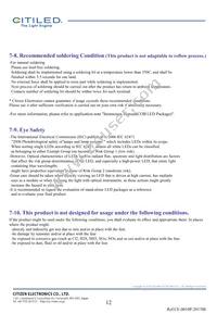 CLU034-1208B8-LPGV1F7 Datasheet Page 12