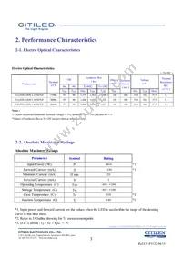 CLU036-1205C1-403H7G5 Datasheet Page 3