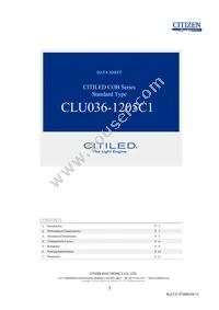 CLU036-1205C1-653M2G2 Datasheet Cover