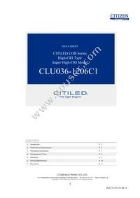 CLU036-1206C1-403H7G5 Datasheet Cover