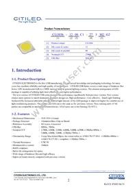 CLU036-1208C1-653M2G2 Datasheet Page 2