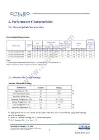 CLU038-1205C4-403H7K4 Datasheet Page 3