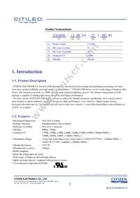 CLU038-1208C4-653M2K1 Datasheet Page 2