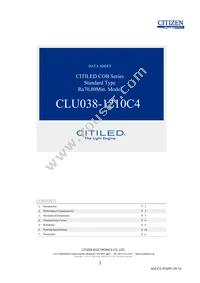 CLU038-1210C4-653M2K1 Datasheet Cover