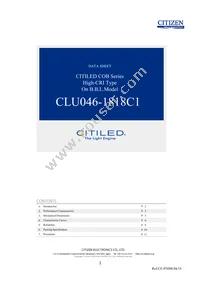 CLU046-1818C1-353H5G3 Datasheet Cover