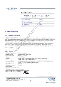 CLU048-1818C4-653M2K1 Datasheet Page 2